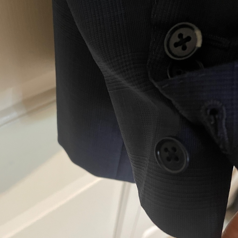$1800 Canali Blue Checked Sport Coat/ Blazer - 40 - Picture 14 of 15